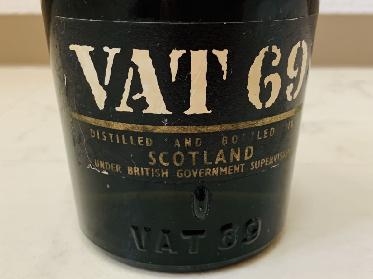 VAT 69 スコッチウイスキー 未開栓 VAT69 蒸留酒類 ウィスキー