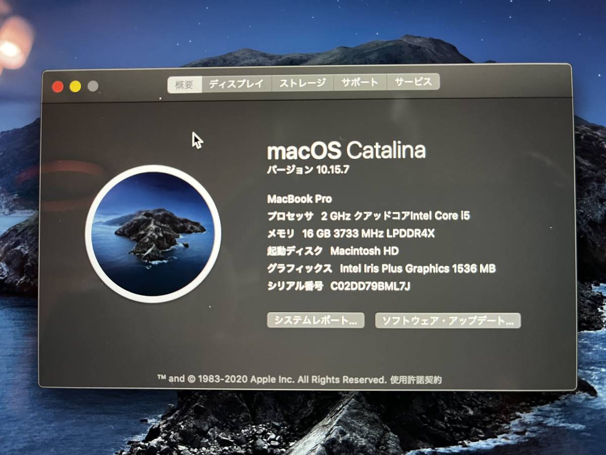超美品 おまけ付き 程よ MacBook Pro 13-inch 2020