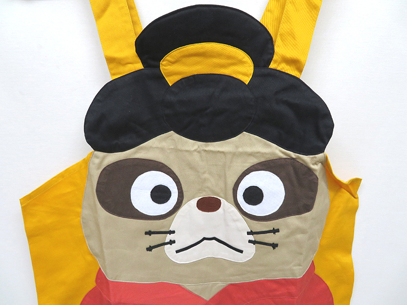 未使用/保管品 平成狸合戦ぽんぽこ 大人用エプロン スタジオジブリ