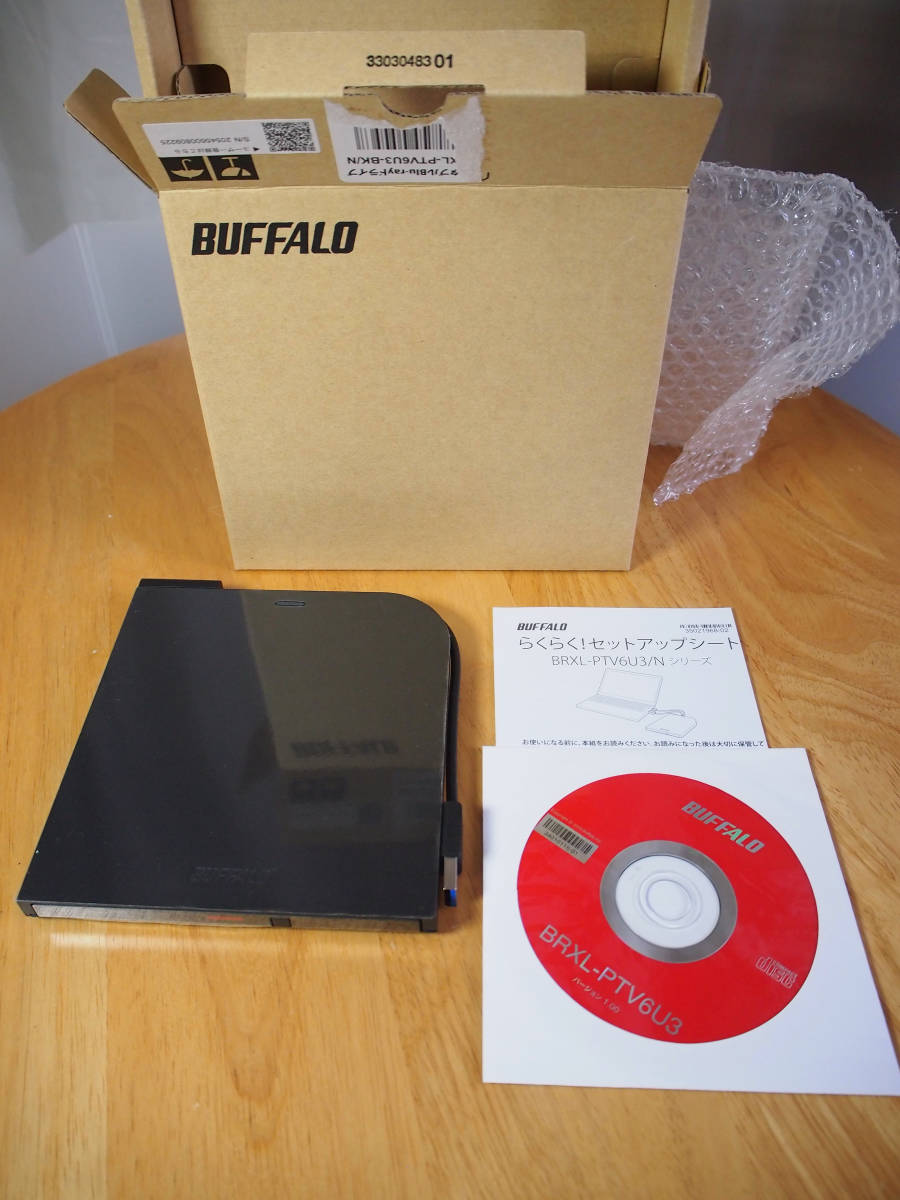 大人気，新作登場 アウトレット品 BUFFALO BRXL-PTS6U3-BKN ポータブルBD-XLドライブ(外付け)｜売買されたオークション情報、yahooの商品情報をアーカイブ公開 - オークファン 外付け