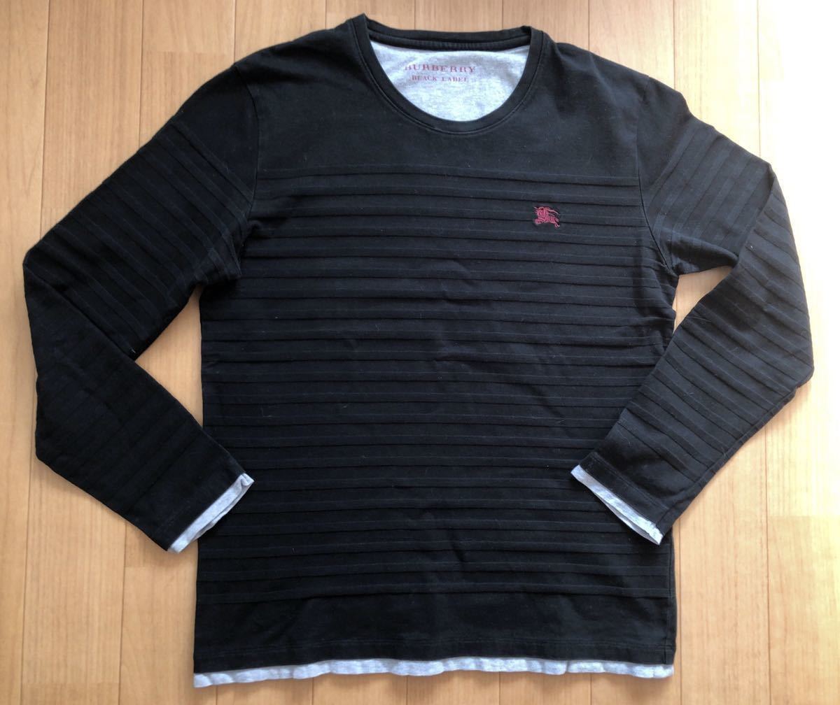 美品☆BURBERRY BLACK LABEL☆バーバリーブラックレーベル☆レッド