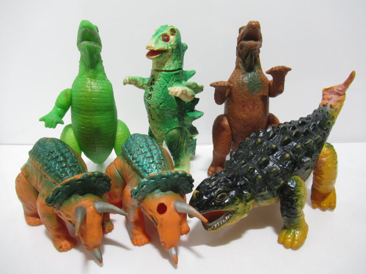 1円 マルサン 大協など ソフビまとめてセット 恐竜ソフビ ジャンク Dass0508 ソフビ 売買されたオークション情報 Yahooの商品情報をアーカイブ公開 オークファン Aucfan Com