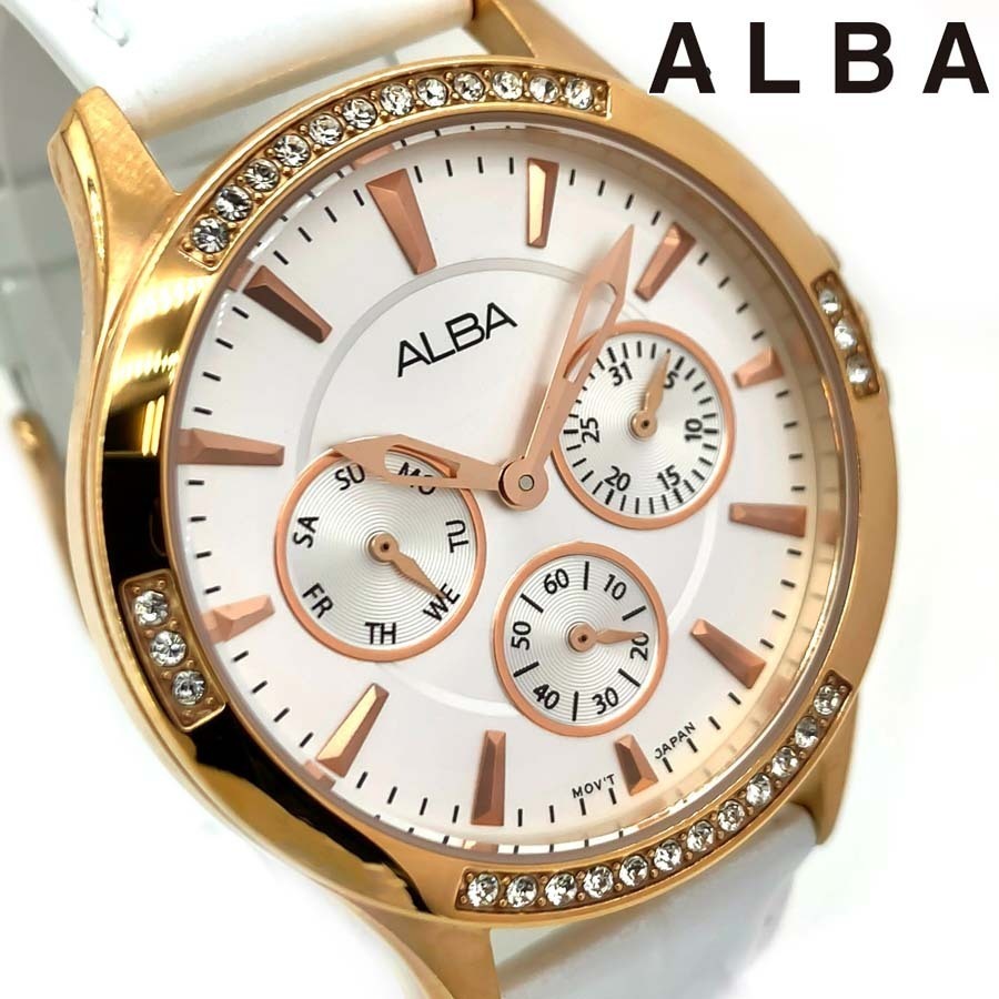 やすいウオ セイコー アルバ 腕時計 レディース 防水 革ベルト アンジェーヌ Seiko Alba Ahjk451 ピンク 腕時計本舗 Paypayモール店 通販 Paypayモール クオーツ Dramoniquechahim Com Br