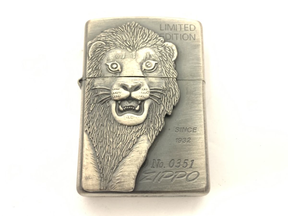 K908-A24-101△【未使用】 Zippo ジッポ ダイヤモンド ライオン 