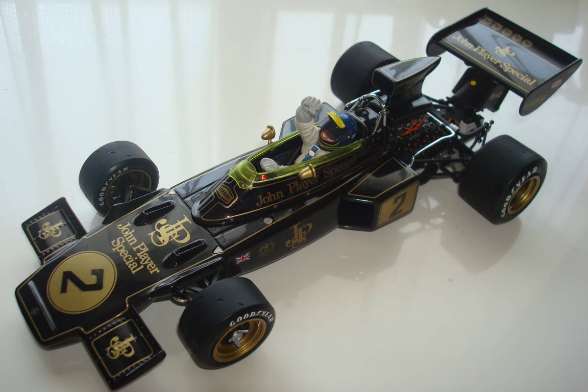 希少 絶版】EXOTO 1/18 ロータス LOTUS 72E #2 1973 R.PETERSON ITALY 