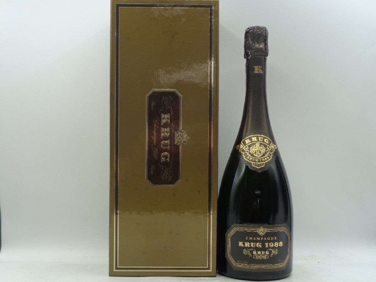 同梱OK商品】KRUG 1988 クリュッグ シャンパン 箱入 未開封 古酒 750ml