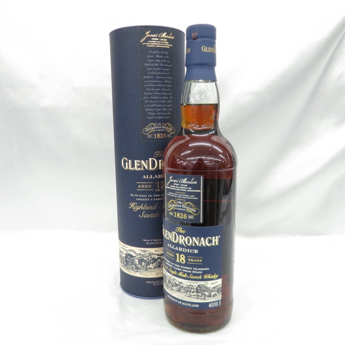 未開栓】GLENDRONACH グレンドロナック 18年 アラダイス シングル