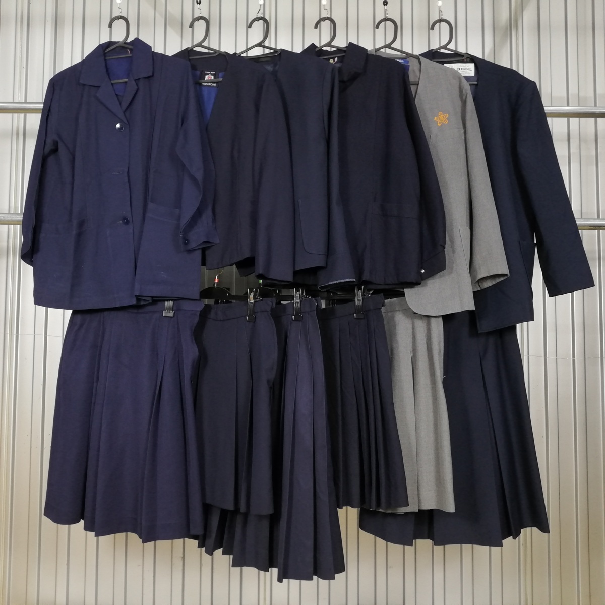 学生服 制服 いろいろ【大量】【12点】1円 ブレザー イートン スカート セット 女子 中学 高校 中古 詰合わせ 39CS-67_1