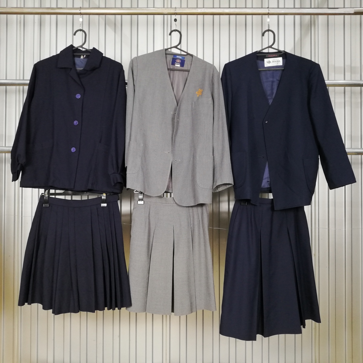 学生服 制服 いろいろ【大量】【12点】1円 ブレザー イートン スカート セット 女子 中学 高校 中古 詰合わせ 39CS-67_2