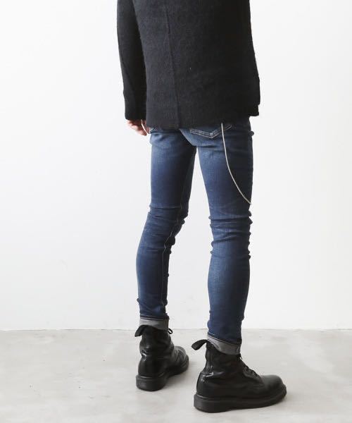 LOUNGE LIZARD ラウンジリザード 20AW スキニーデニムパンツ ジーンズ 