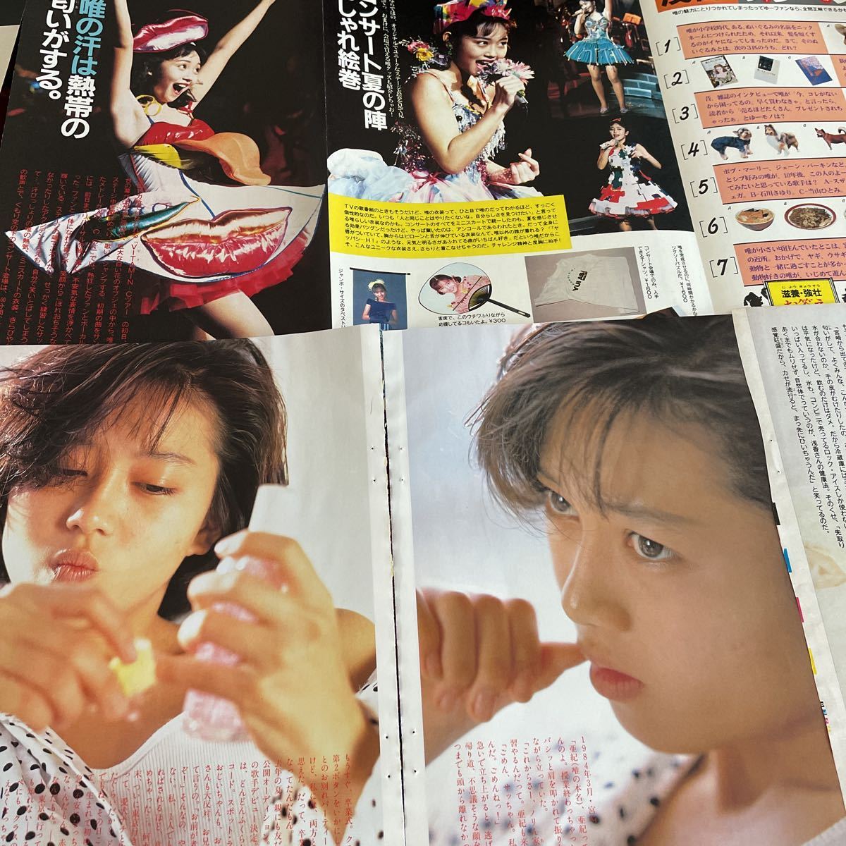 少女隊 1984年〜1987年 大量 切り抜き ファイル 2冊 120P ② 少女隊