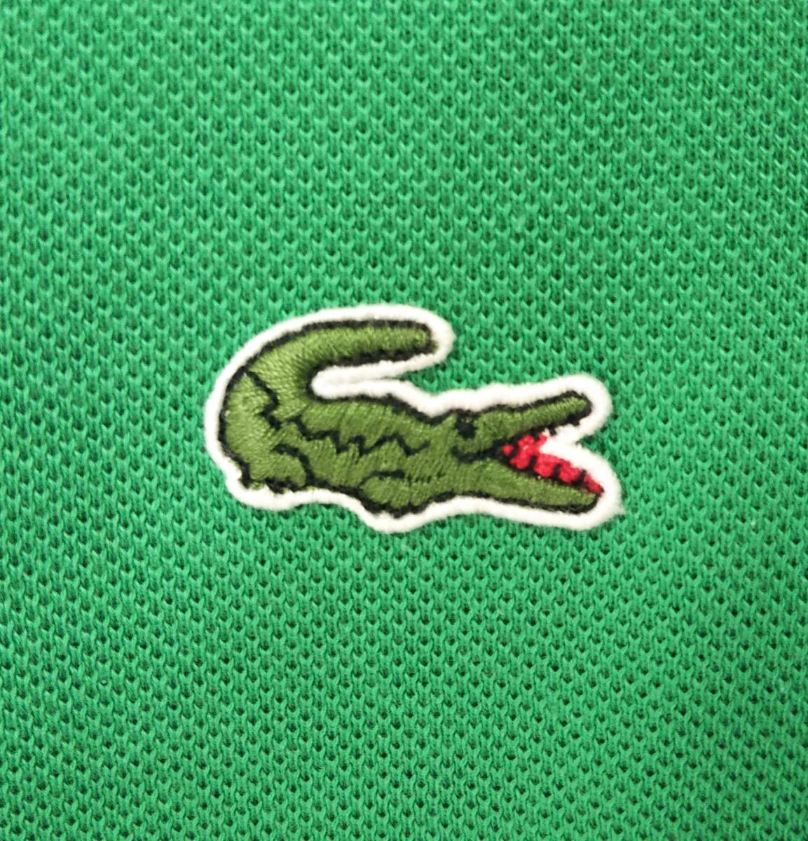 緑 ラコステ Lacoste 半袖 ポロシャツ L1212 サイズ3 日本製 正規日 ビンテージ ゴルフ テニス 半袖シャツ フレラコ 3 売買されたオークション情報 Yahooの商品情報をアーカイブ公開 オークファン Aucfan Com