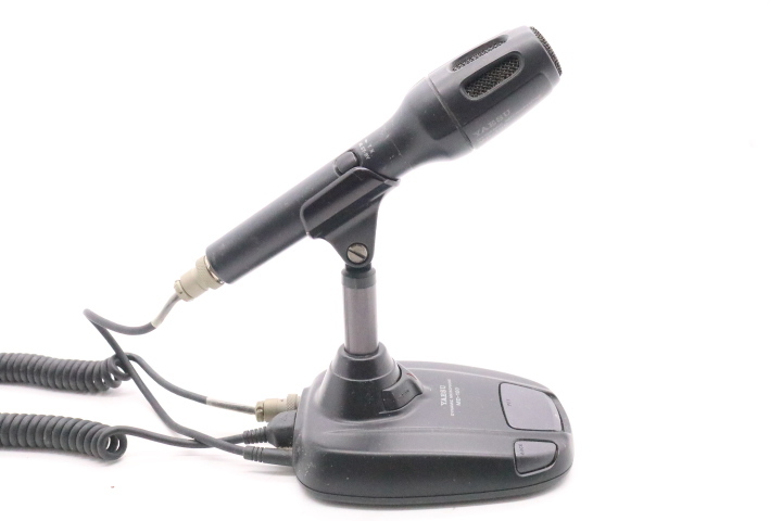 ト石】YAESU/八重洲 DYNAMIC MICROPHONE MD-100A8X 通信用デスクトップ