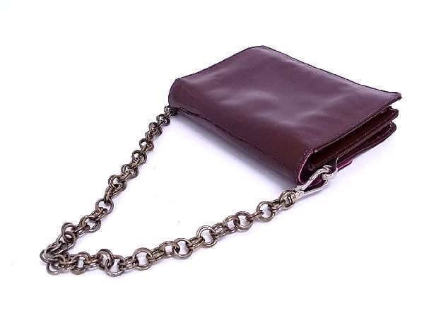 プラダ PRADA 1円 パテントレザー ショルダーバッグ ショルダー BR2452