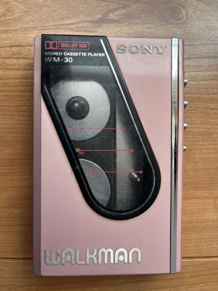 ジャンク品】SONY ソニー カセットウォークマンWM-30 【公式通販】
