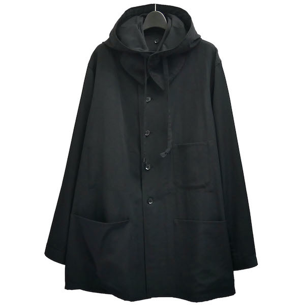 Yohji Yamamoto POUR HOMME 2013ss ウールギャバ フード付き 