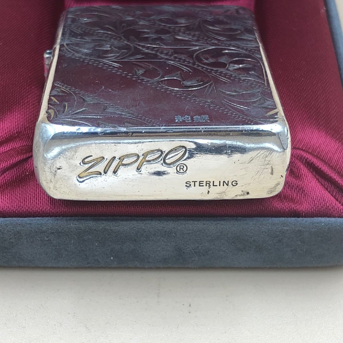 1980年代 筆記体 スターリングシルバー 純銀 唐草 ベネチアン 