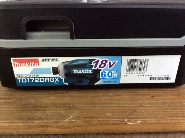 マキタ 充電式インパクトドライバ 18V makita未使用品マキタ『18V makita インパクトドライバ TD173DRGX 株式会社マキタ 未使用品 6.0Ah | makita訳あり未使用品マキタ『18V &frasl; ブルー MAKITA 18v（電動工具本体｜DIY・工具