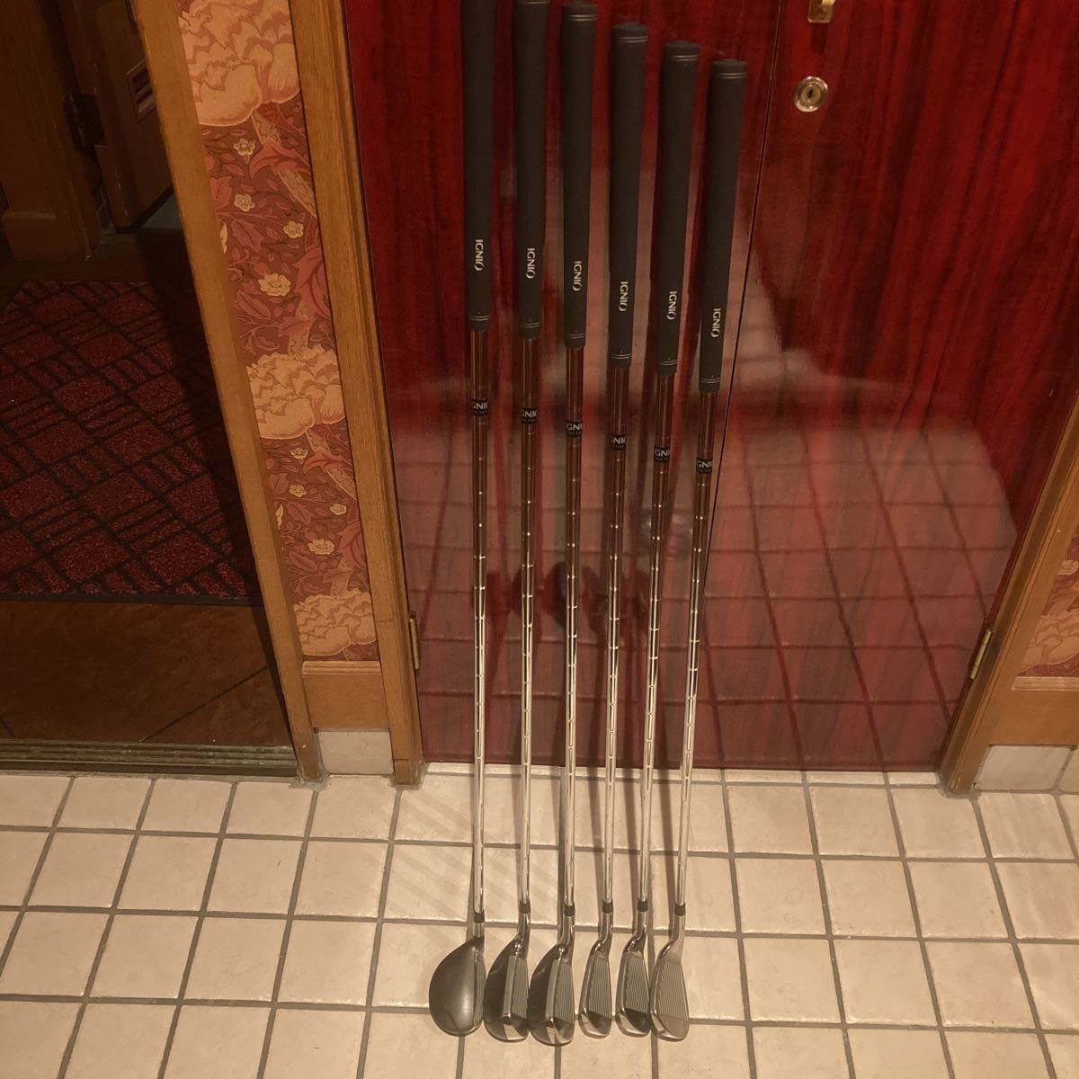 【中古】IGNIO イグニオ HB-i アイアン5〜PW6本セット 純正シャフト フレックスS検索ステルスsimmaxビッグバーサ　マーヴェリック初心者に