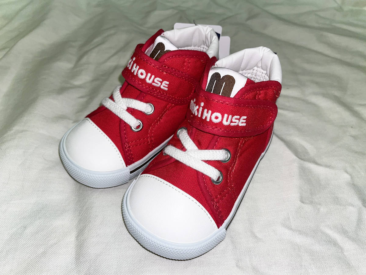 驚きの破格値，最新作 ミキハウス 今期販売 14cm 赤 シューズ mikihouse 日本製(14cm～)｜売買されたオークション情報、yahooの商品情報をアーカイブ公開 - オークファン 14cm～