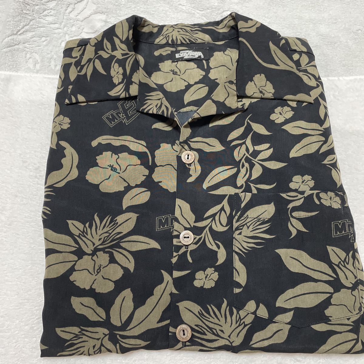 ◇完売商品◇美品◇ 矢沢永吉 アロハシャツ Mr.E アロハ柄(矢沢永吉 