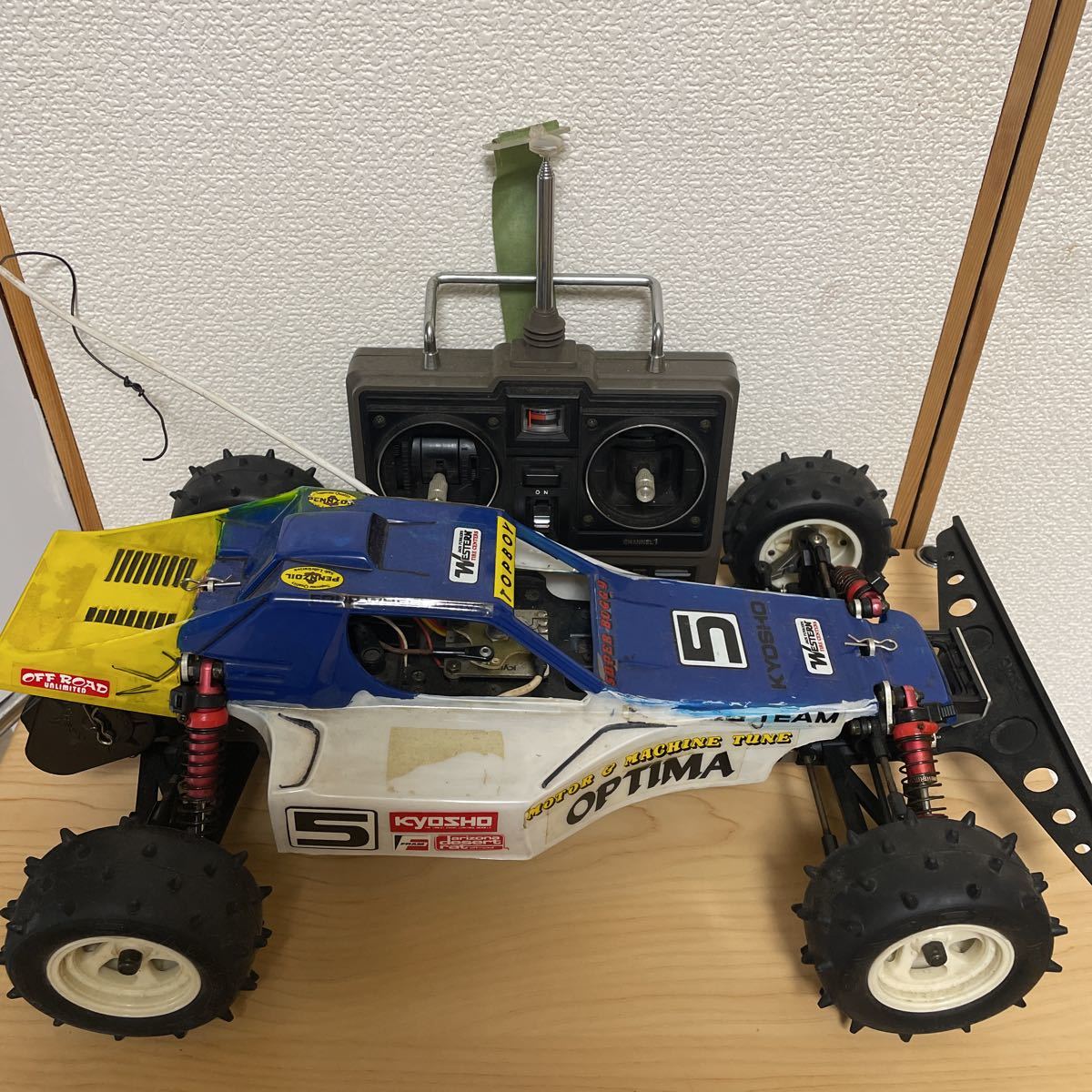 京商 | 4WD 1&frasl;10 EP オプティマ RC レーシングバギー KYOSHO 当時物 オプティマミッド 0 オプティマプロ OPTIMA ラジコン スーパー