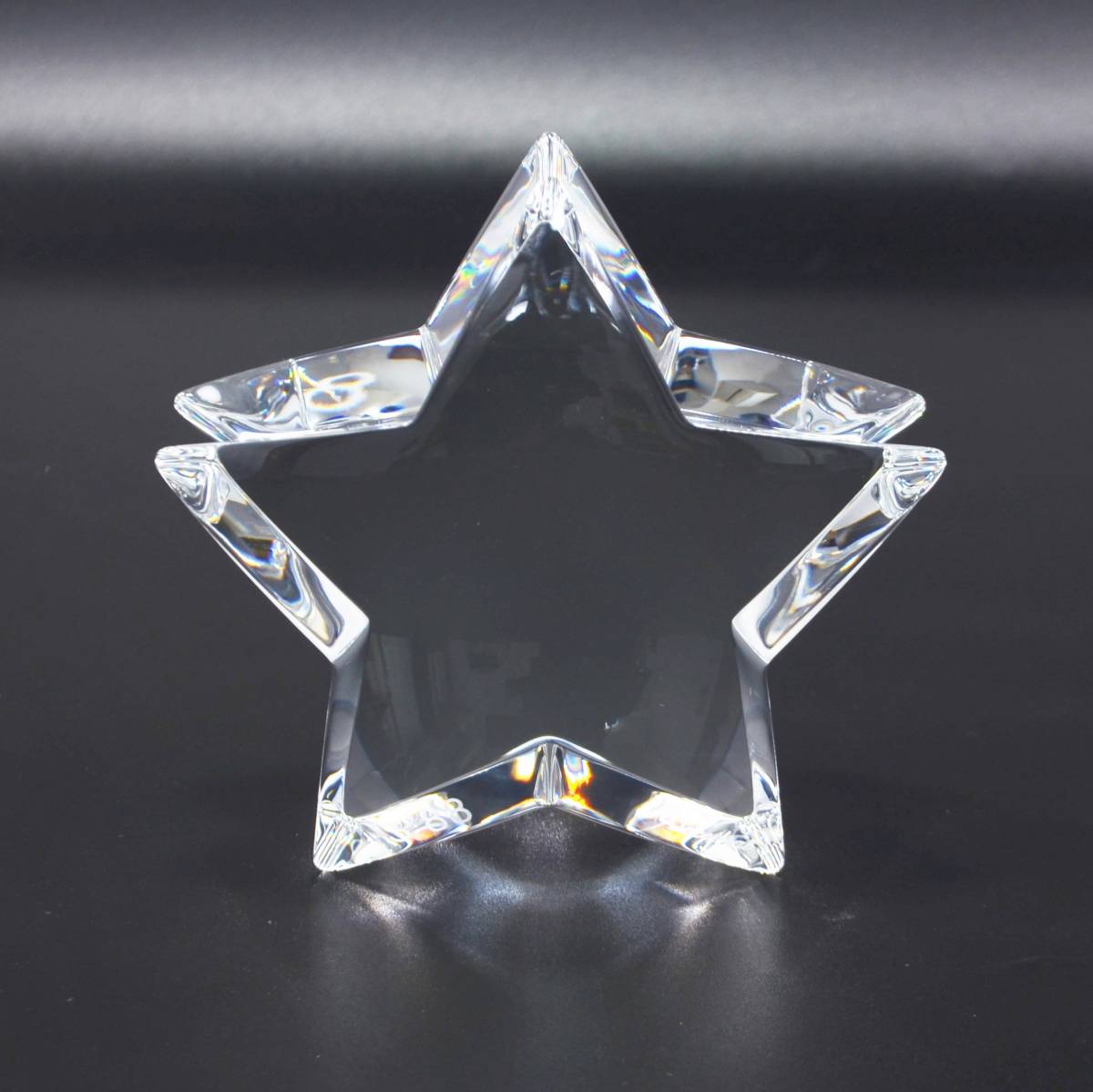 S 1円スタート バカラ Baccarat ザンザンスター L 9㎝ 星 クリスタル