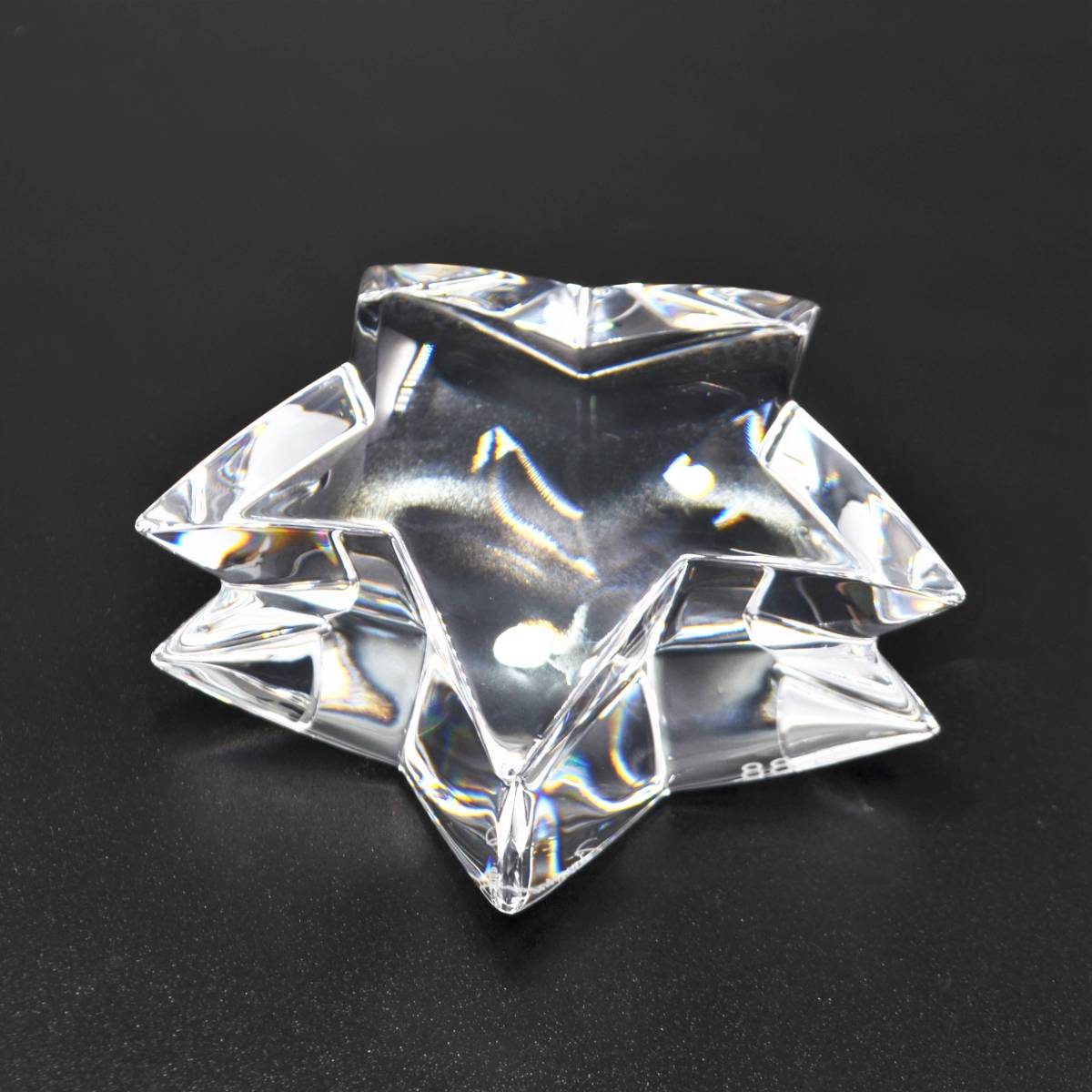 S 1円スタート バカラ Baccarat ザンザンスター L 9㎝ 星 クリスタル