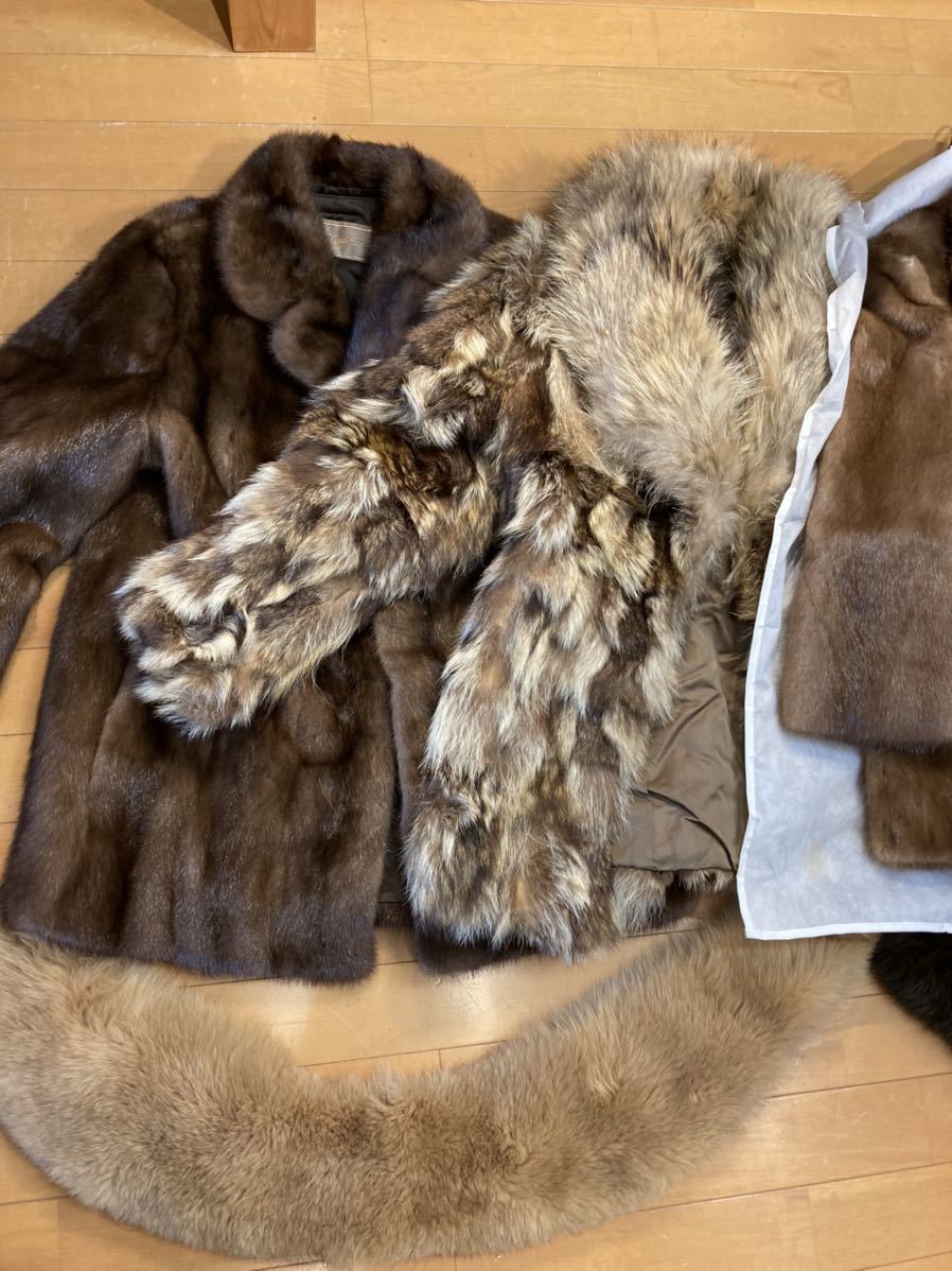 毛皮大量 毛皮コート ミンク フォックス等 超高級 美品多数 リアル  