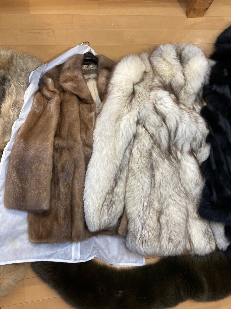 毛皮大量 毛皮コート ミンク フォックス等 超高級 美品多数 リアル  