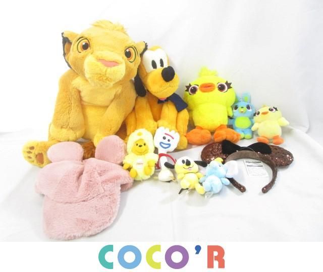 同梱可 良品 ディズニー ライオンキング プーさん プルート他 ぬいぐるみ等グッズセット ディズニー 売買されたオークション情報 Yahooの商品情報をアーカイブ公開 オークファン Aucfan Com