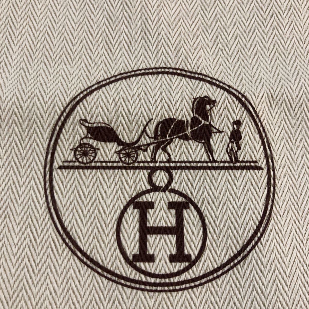 HERMES 保存袋 エルメス ヘリンボーン 巾着 巾着袋 - 小物入れ 美品