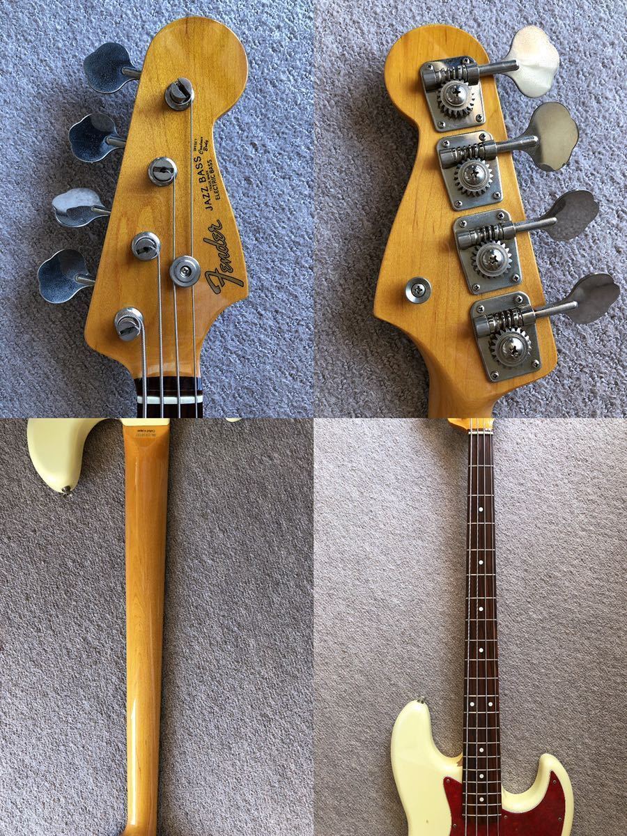 Fender Japan フェンダージャパン Jazz Bass ジャズベース Jb62 58 エレキベース 白 フェンダー 売買されたオークション情報 Yahooの商品情報をアーカイブ公開 オークファン Aucfan Com