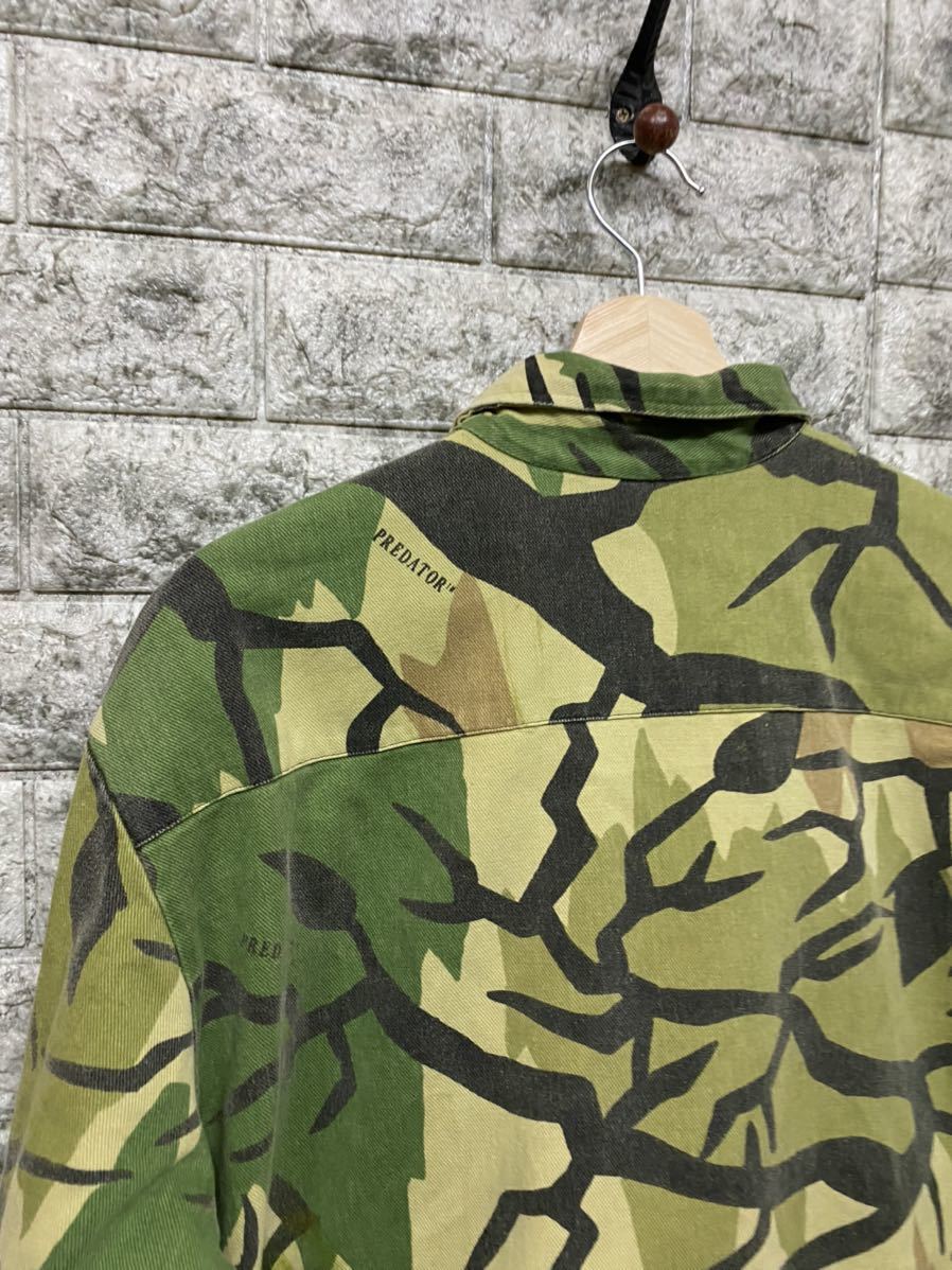 1990s USA PREDATOR CAMO プレデターカモ 迷彩 長袖 シャツ ジャケット