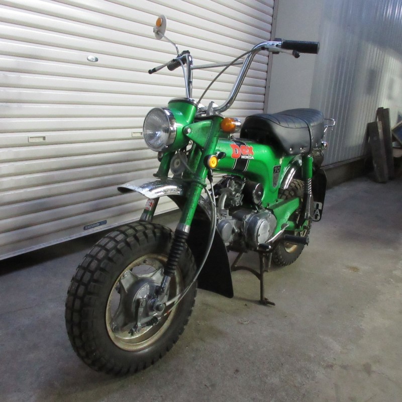 とひ出品 実働品 HONDA DAX70 クラッチ3速 プラタンク ホンダ ダックス(51cc