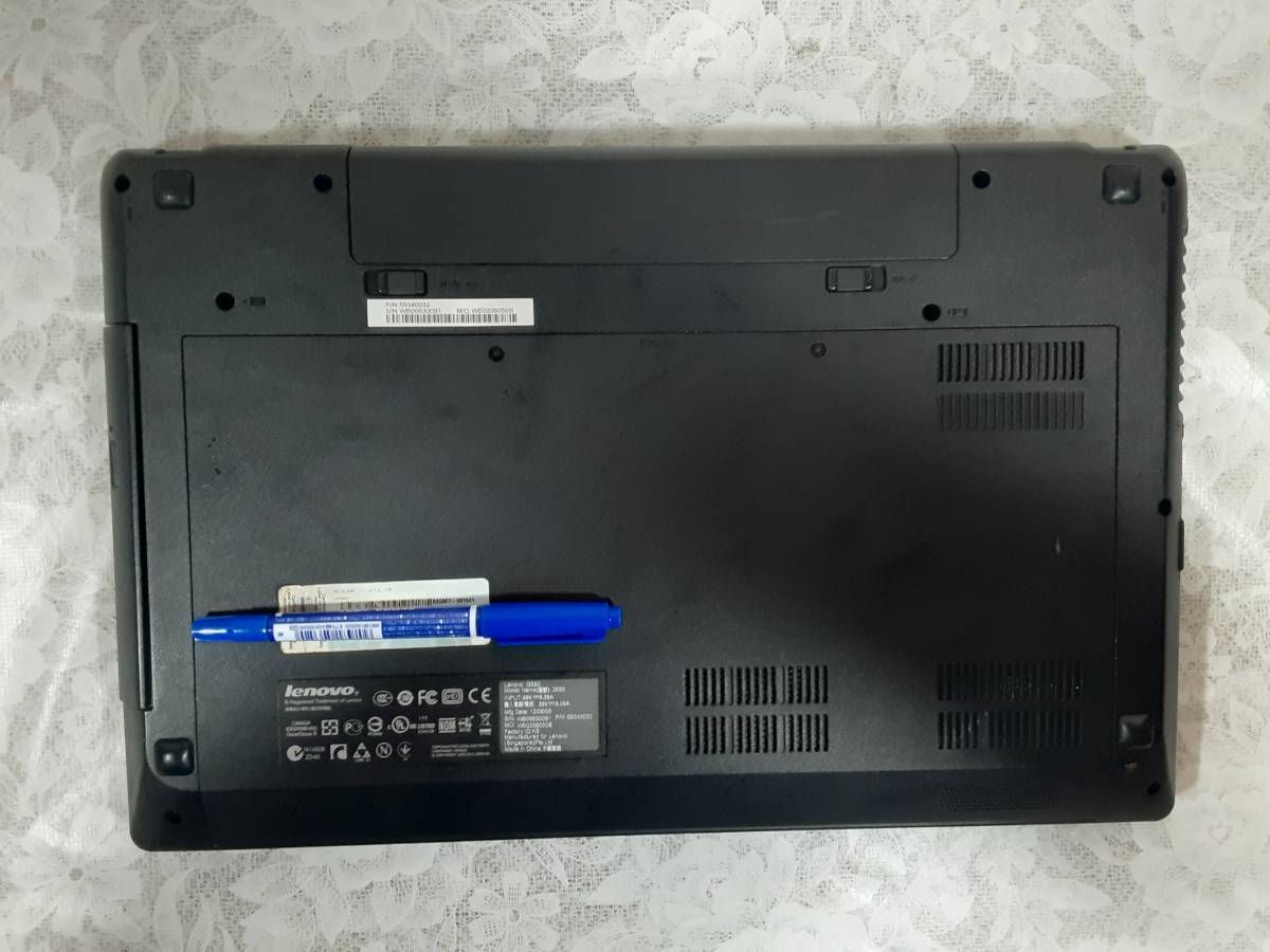 Lenovo G580 CORE i5-3210M BIOS確認ノートパソコンジャンク(083122