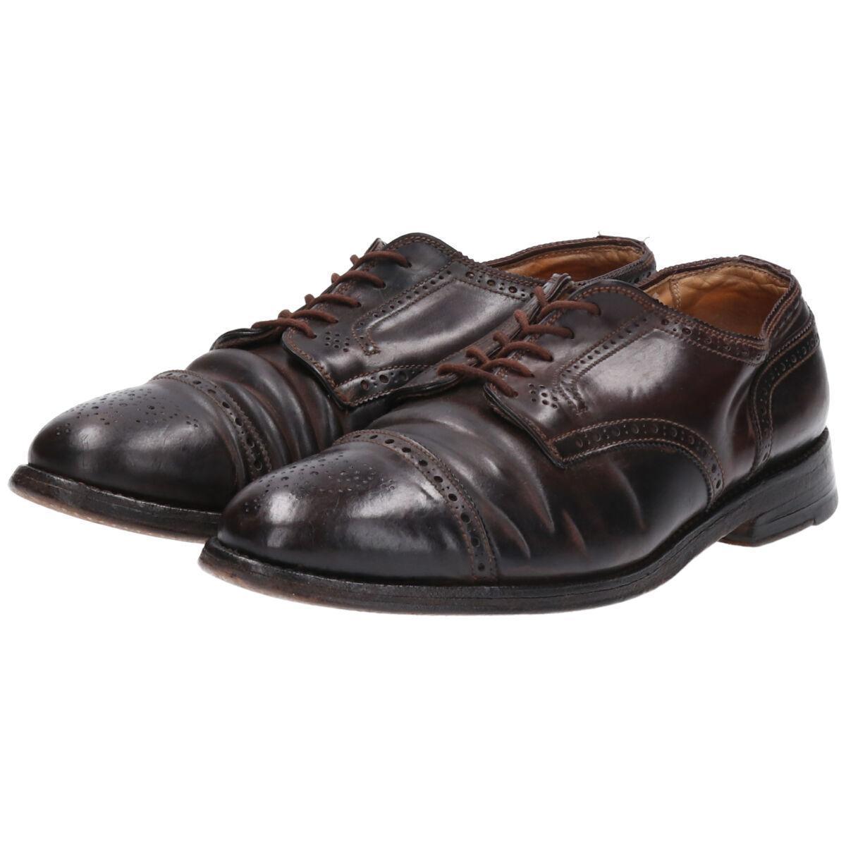 ALDEN2145 CORDOVAN SEMIBROGUE MEDALLION CAP TOE - 古着屋