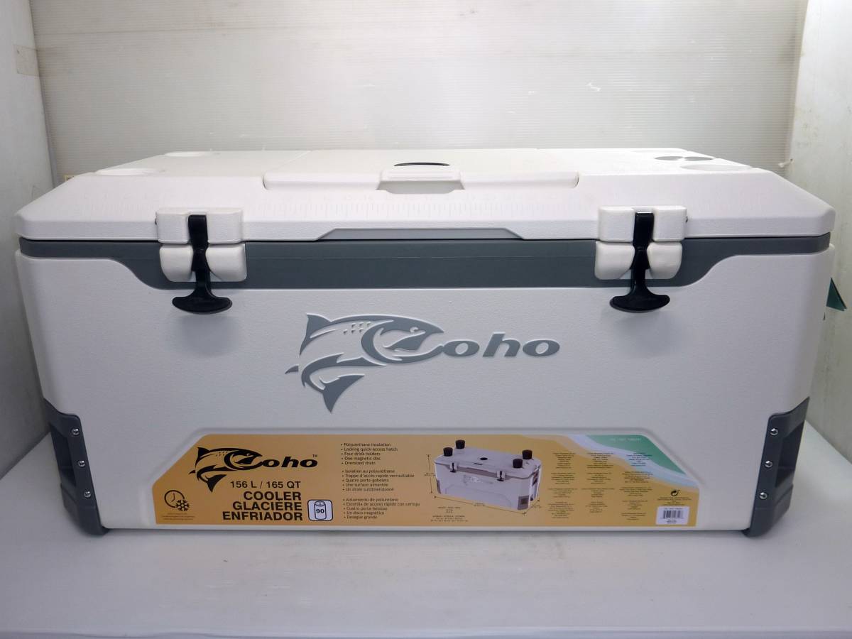 【限定セール，新品】 CV3870 Coho コーホー 165QT Blew Mold Cooler Box クーラーボックス 大容量 156L COOLER GLACIERE ENFRIADOR BBQ アウトドア(70L～)｜売買されたオークション情報、yahooの商品情報をアーカイブ公開 - オークファン 70L～