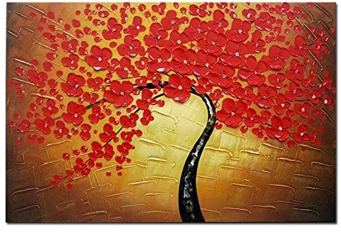 手描き 肉筆 現代アート 絵画 壁掛け アートパネル 油絵 花の絵 風景画 花 Www Yakamapower Com