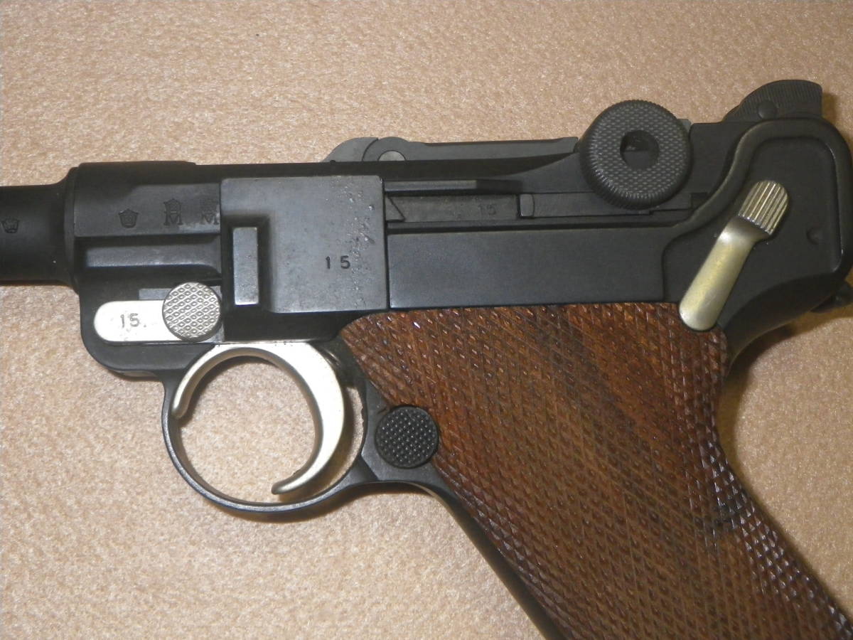 廃番、生産終了品！レア「ルガー P08 木製ストック」タナカワークス
