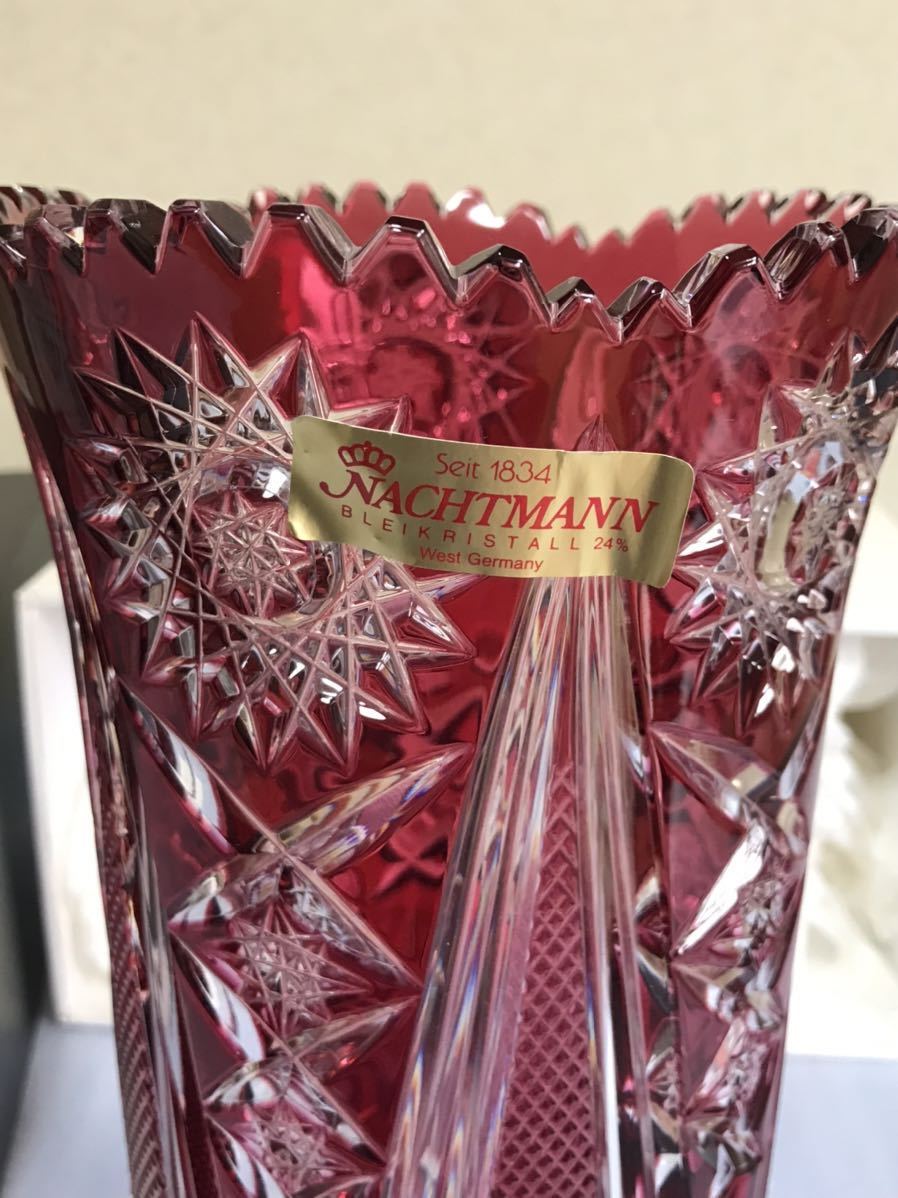 Nachtmann BLEIKRISTALL クリスタル花瓶 専用ボックス付き