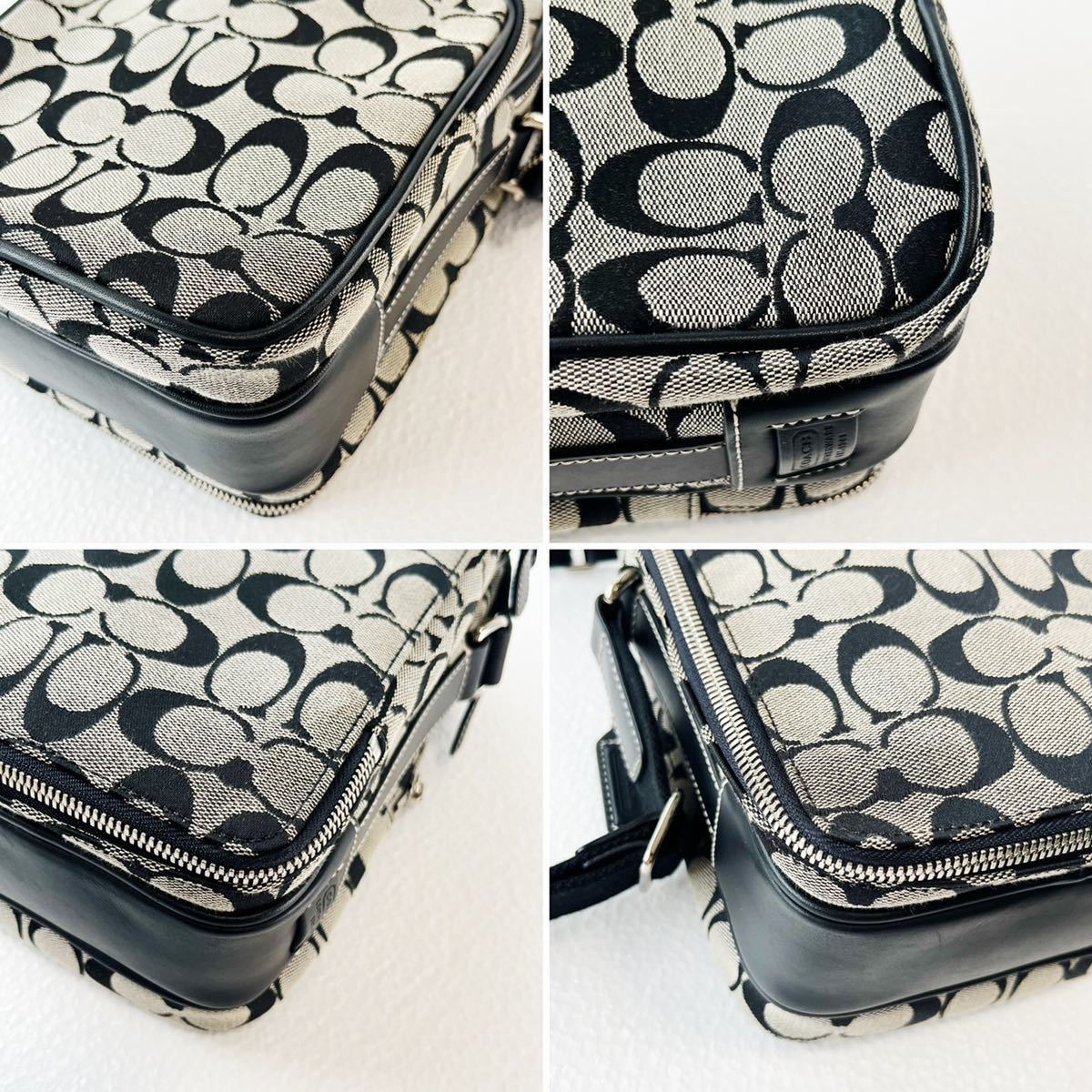1円〜【未使用級!!】COACH コーチ 4270 ロゴ シグネチャー キャンバス