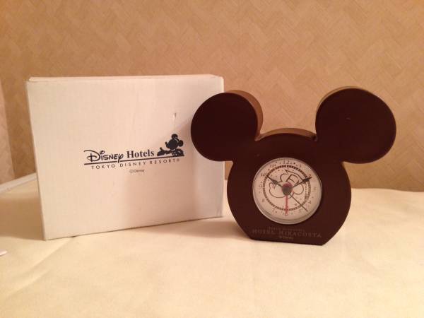 ディズニーホテル ミラコスタ 非売記念品 ミッキー型置き時計 ディズニー 売買されたオークション情報 Yahooの商品情報をアーカイブ公開 オークファン Aucfan Com