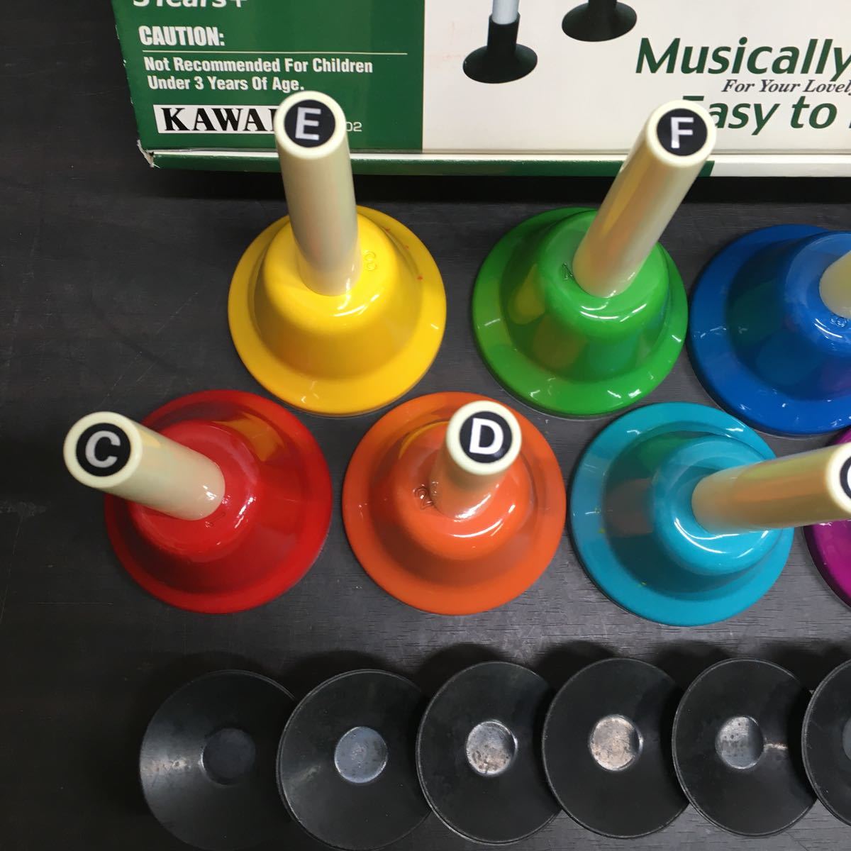 S 9097 Kawai Melody Bell メロディベル ハンドベル ミュージックベル カワイ ハンドベル 売買されたオークション情報 Yahooの商品情報をアーカイブ公開 オークファン Aucfan Com