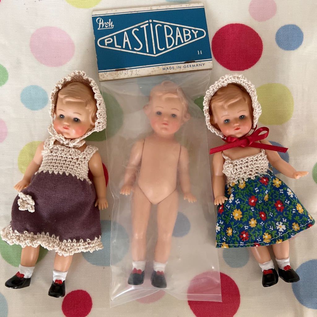 ビンテージドール ドイツのPreh Werke社のリジードール Plastic Baby