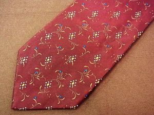 ♪24570D♪状態並品【刺繍 花 植物 柄】リバティー【LIBERTY】ネクタイ