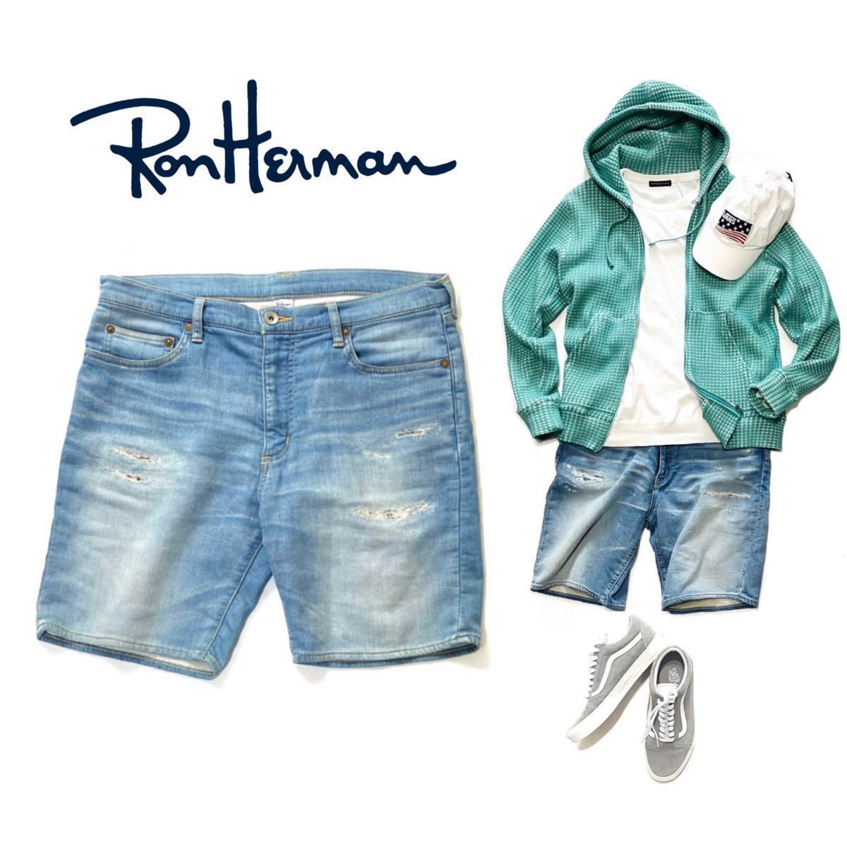 Ron Herman】RHCの真骨頂フェイクデニムショーツ◎!!ロンハーマン fake 