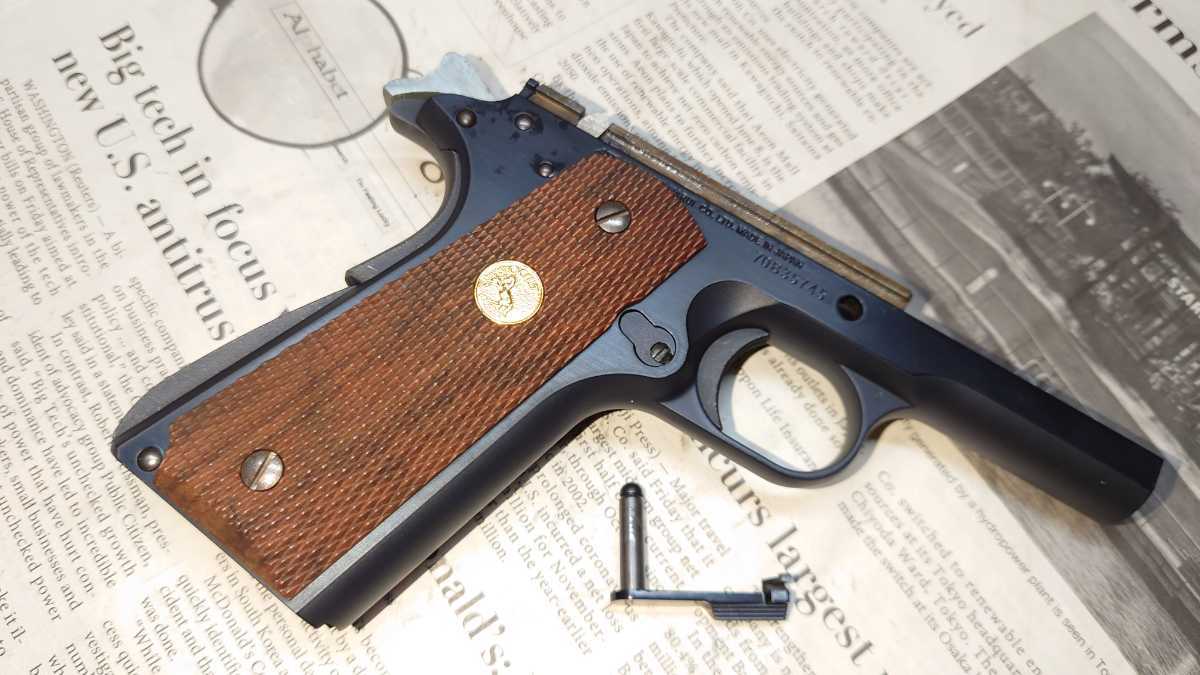 美品】東京マルイ コルト ガバメント シリーズ'70 BK ブルー