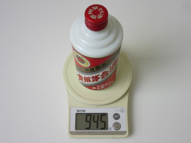 古酒 開封済 貴州茅台酒 マオタイ酒 KWEICHOW MOUTAI 五星麦ラベル 1990年