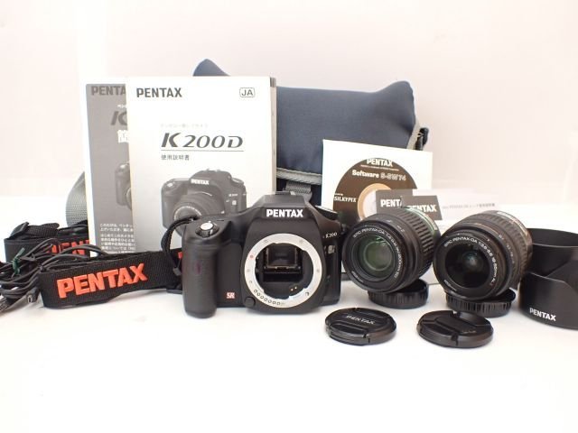 PENTAX ペンタックス デジタル一眼レフカメラ K200D ダブルズーム